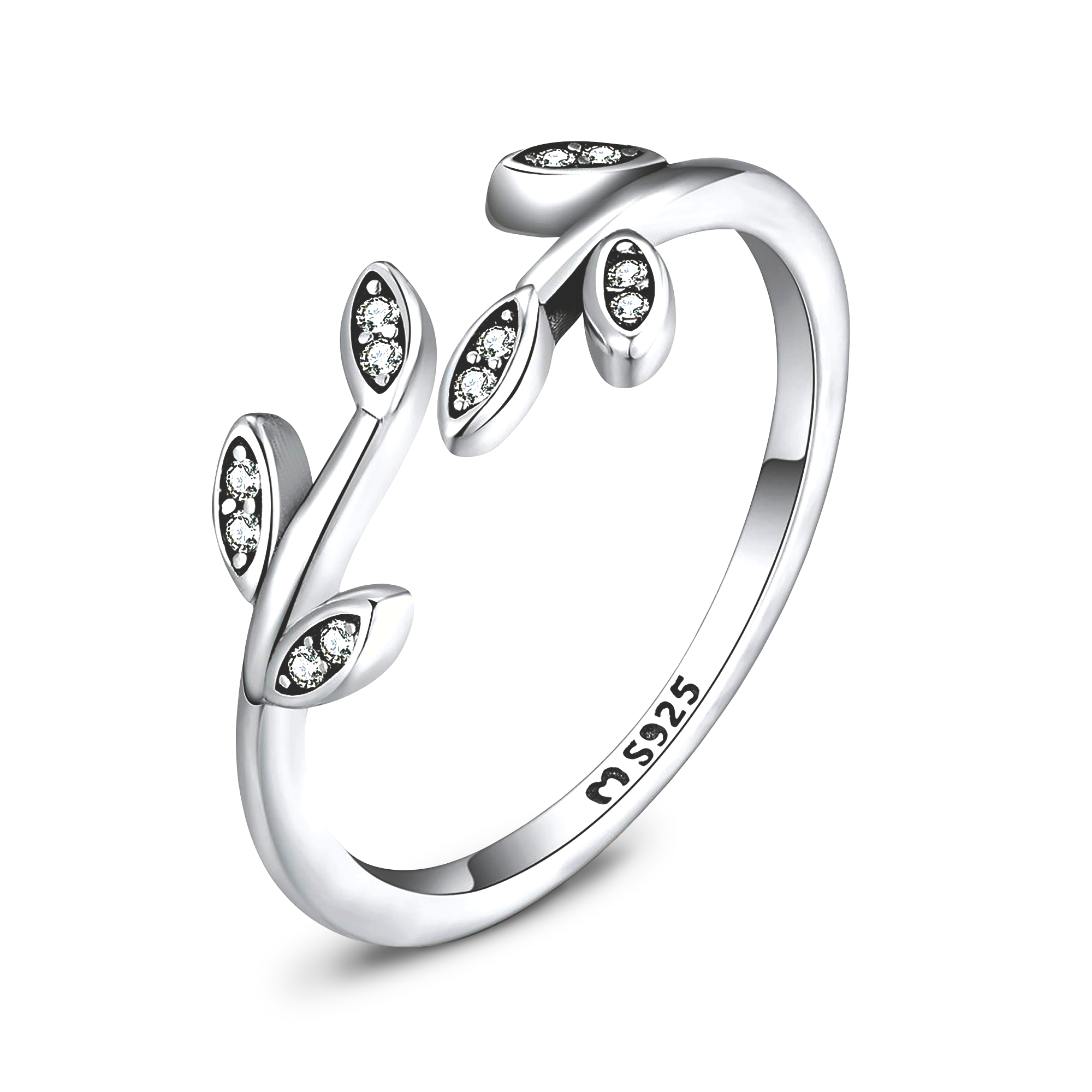 Shiny Leaves Ring - Milas Jewels Shop