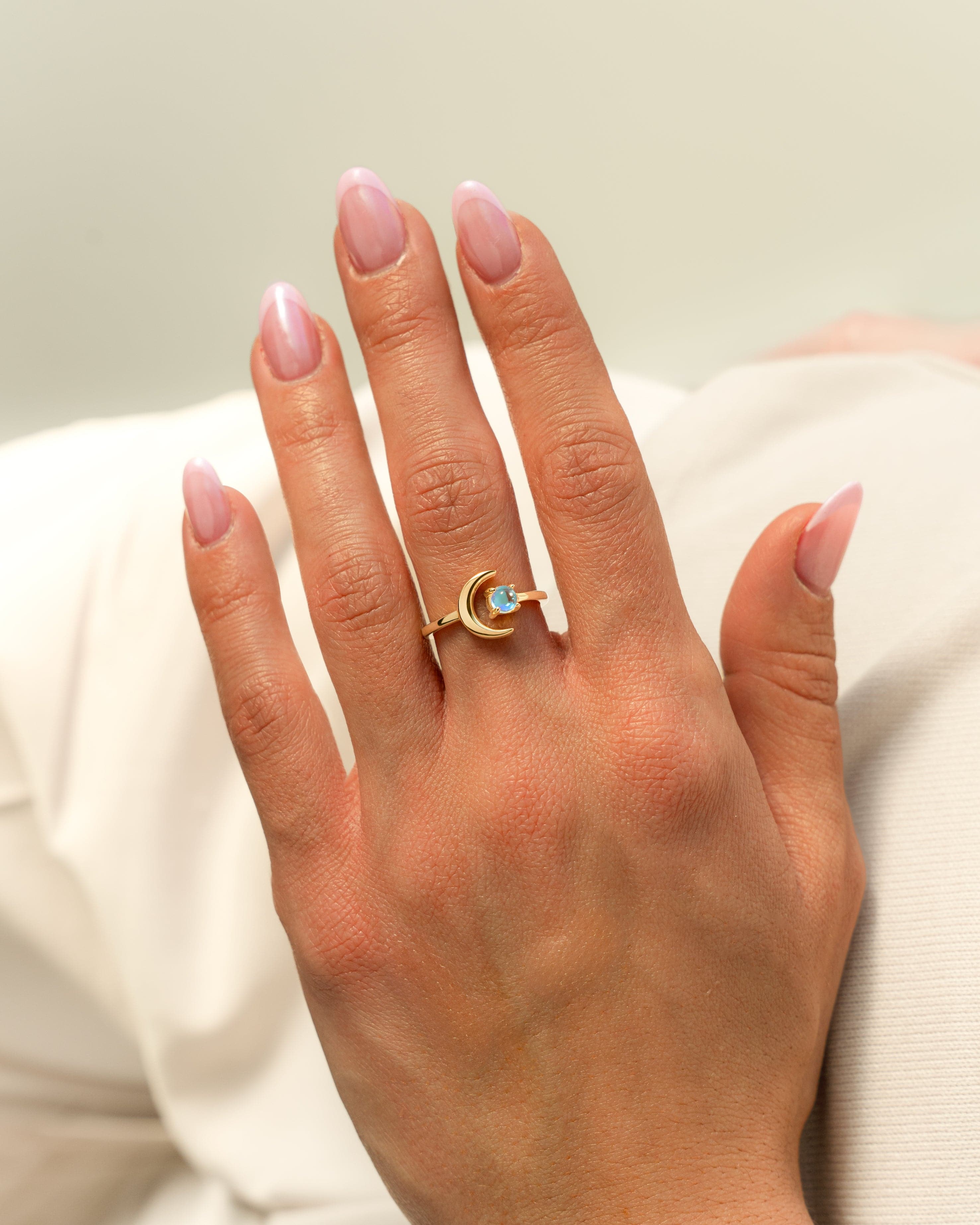 Waning Moon Ring - Milas Jewels Shop