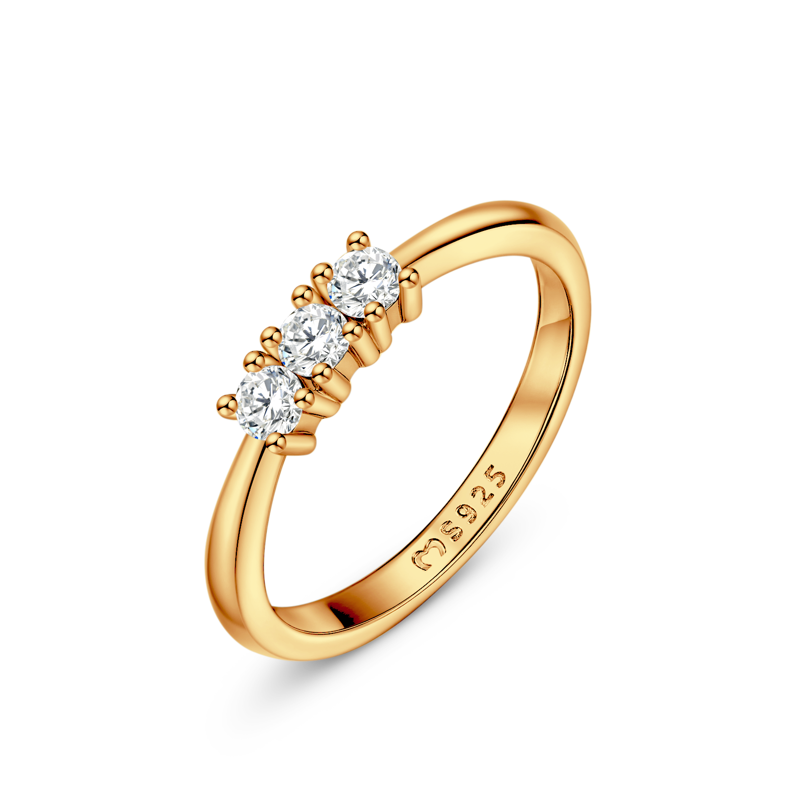 Three Luminous Ones Ring - Milas Jewels Shop