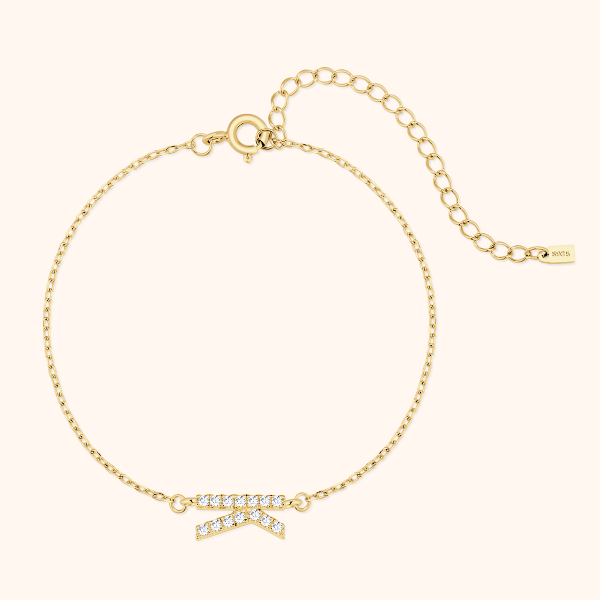 Alpha Letter Glitter Bracelet - Milas Jewels Shop