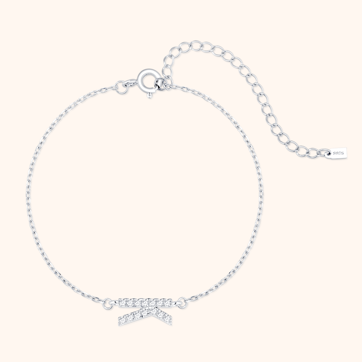 Alpha Letter Glitter Bracelet - Milas Jewels Shop