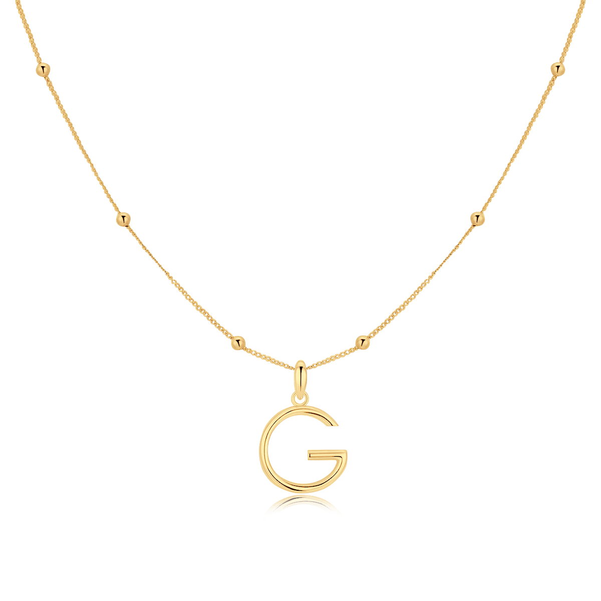 Alphabetical Necklace - Milas Jewels Shop