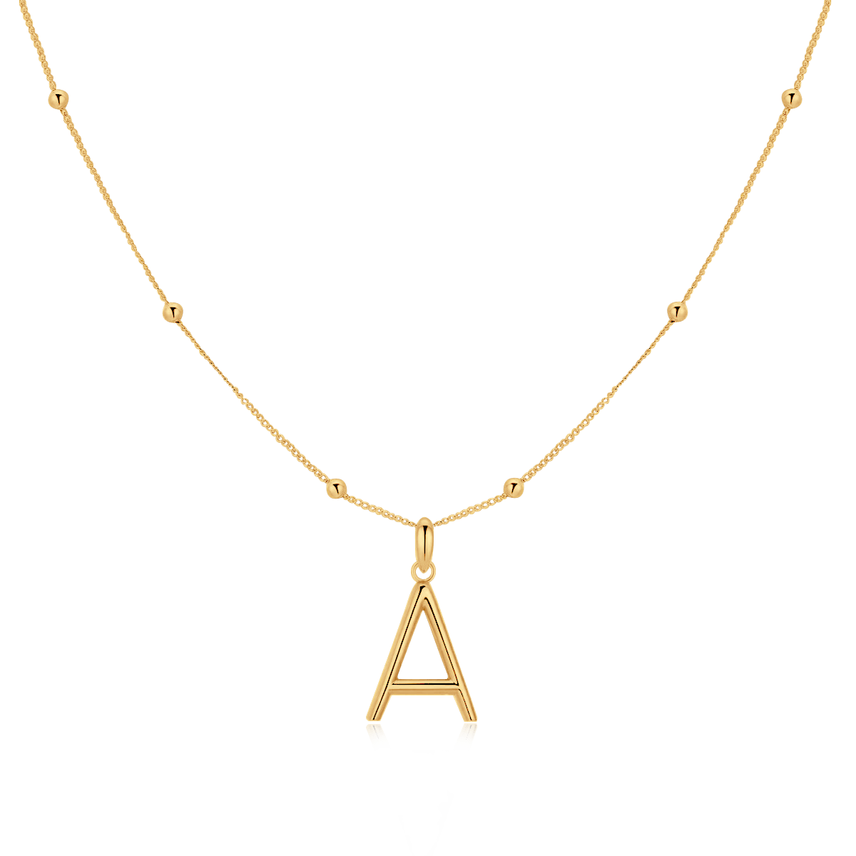 Alphabetical Necklace - Milas Jewels Shop