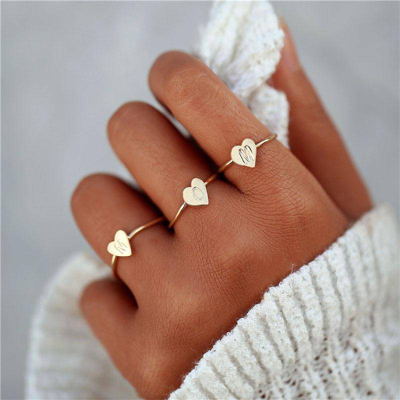 "Initial" Ring - Milas Jewels Shop
