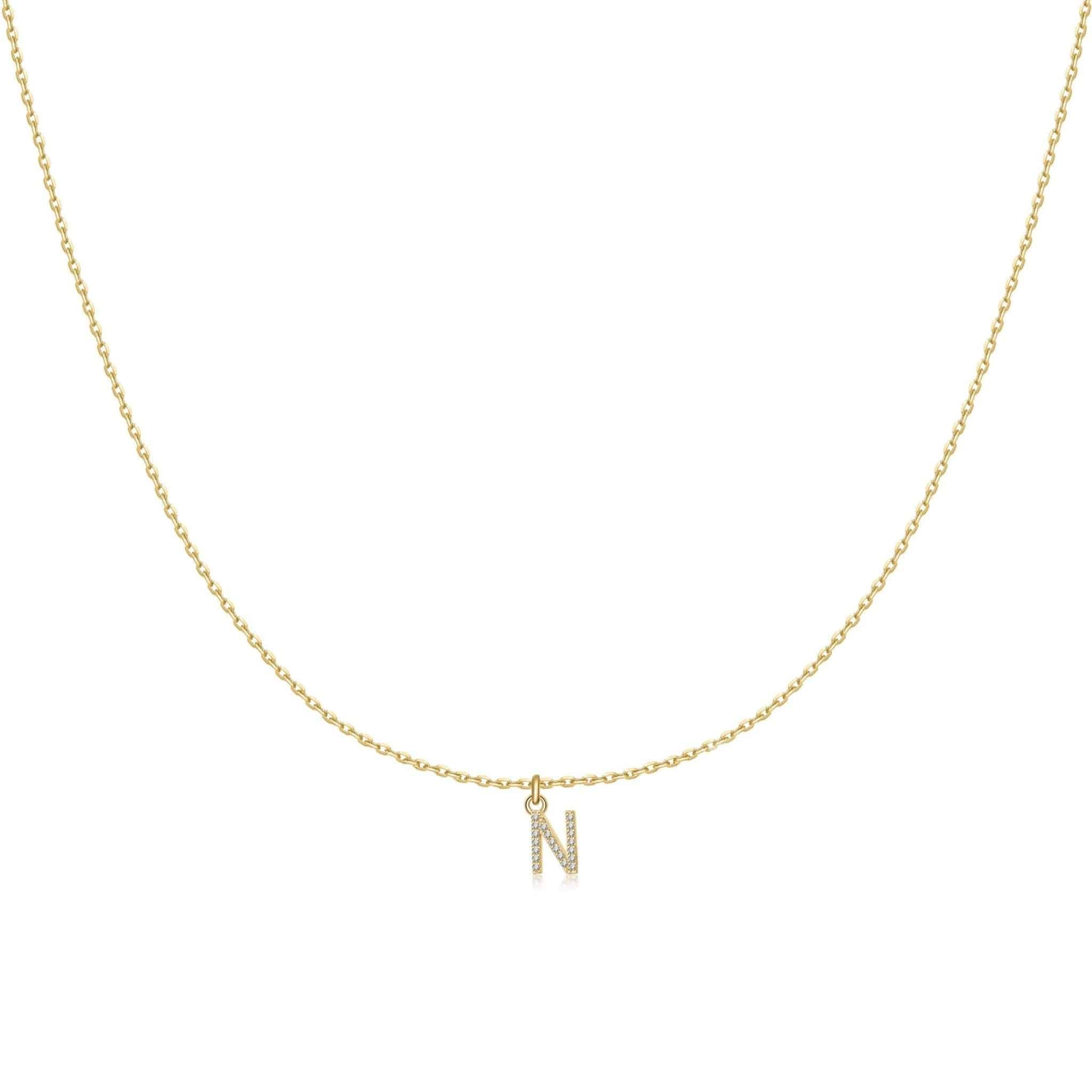 "Little Initial" Necklace - Milas Jewels Shop
