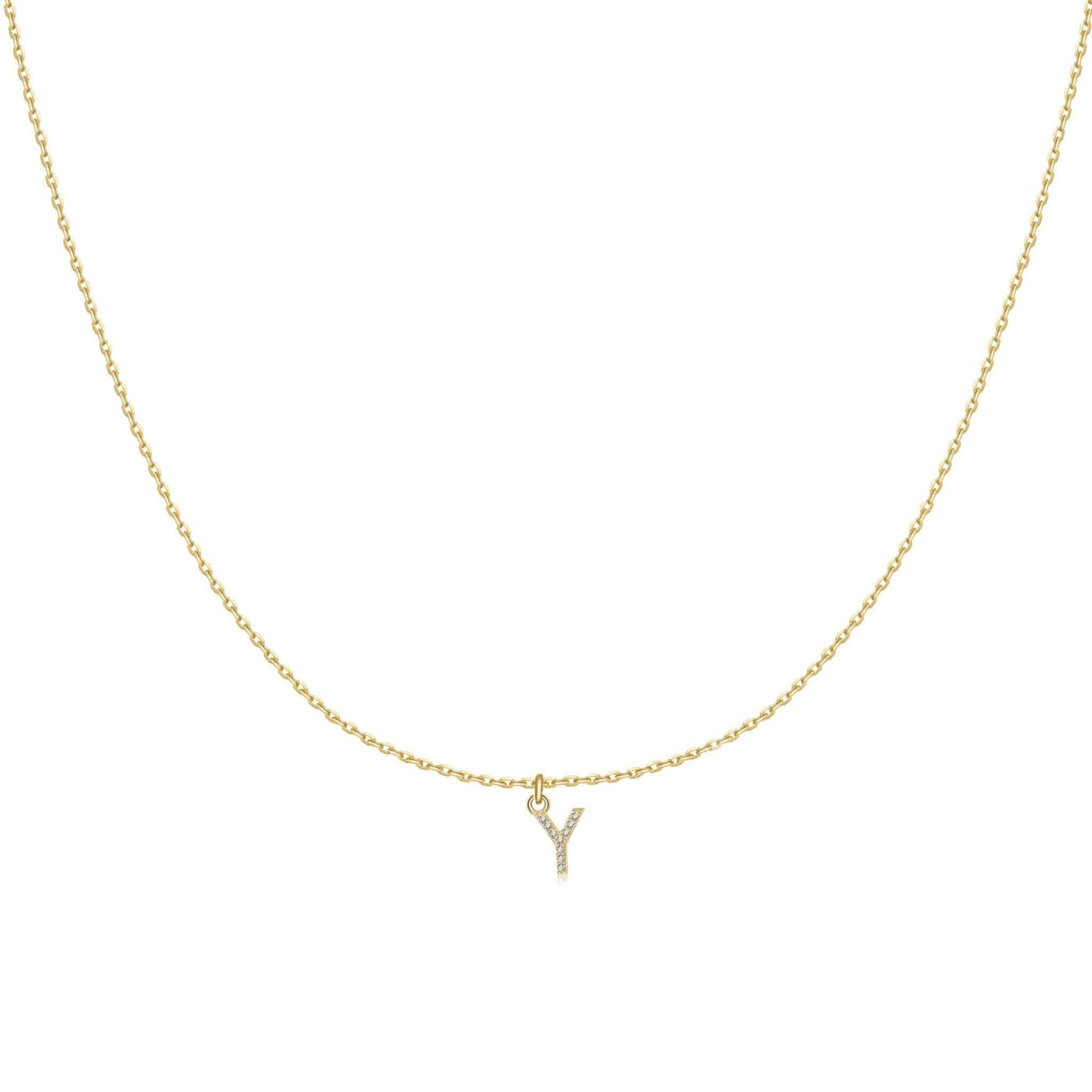 "Little Initial" Necklace - Milas Jewels Shop