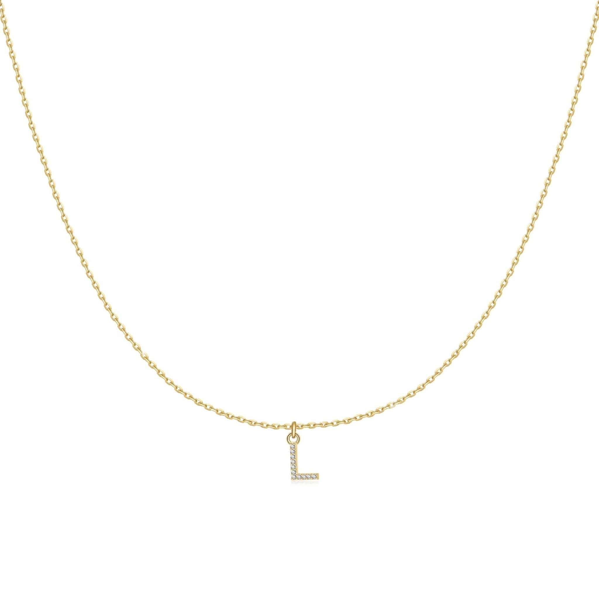 "Little Initial" Necklace - Milas Jewels Shop