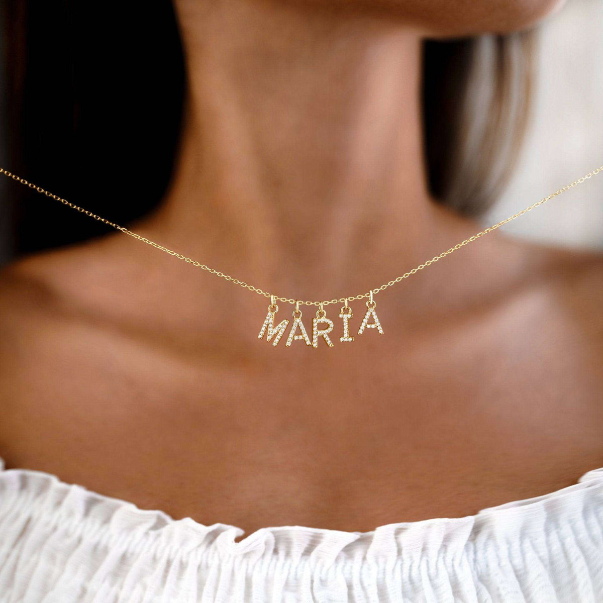 Little Initial Necklace