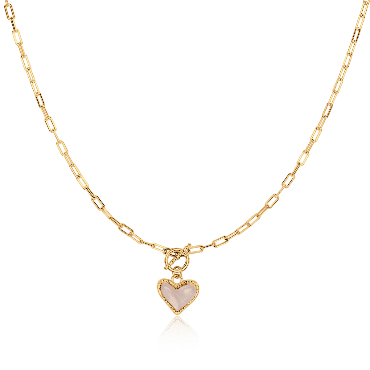 Mineral Heart Necklace