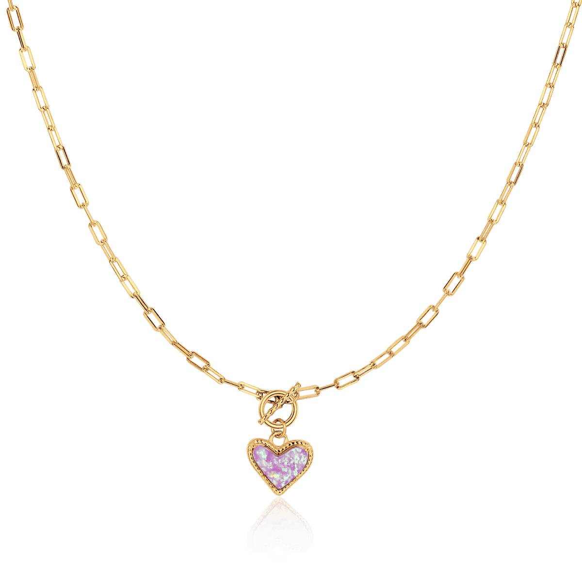 Mineral Heart Necklace