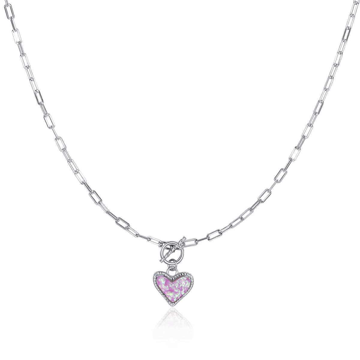 Mineral Heart Necklace