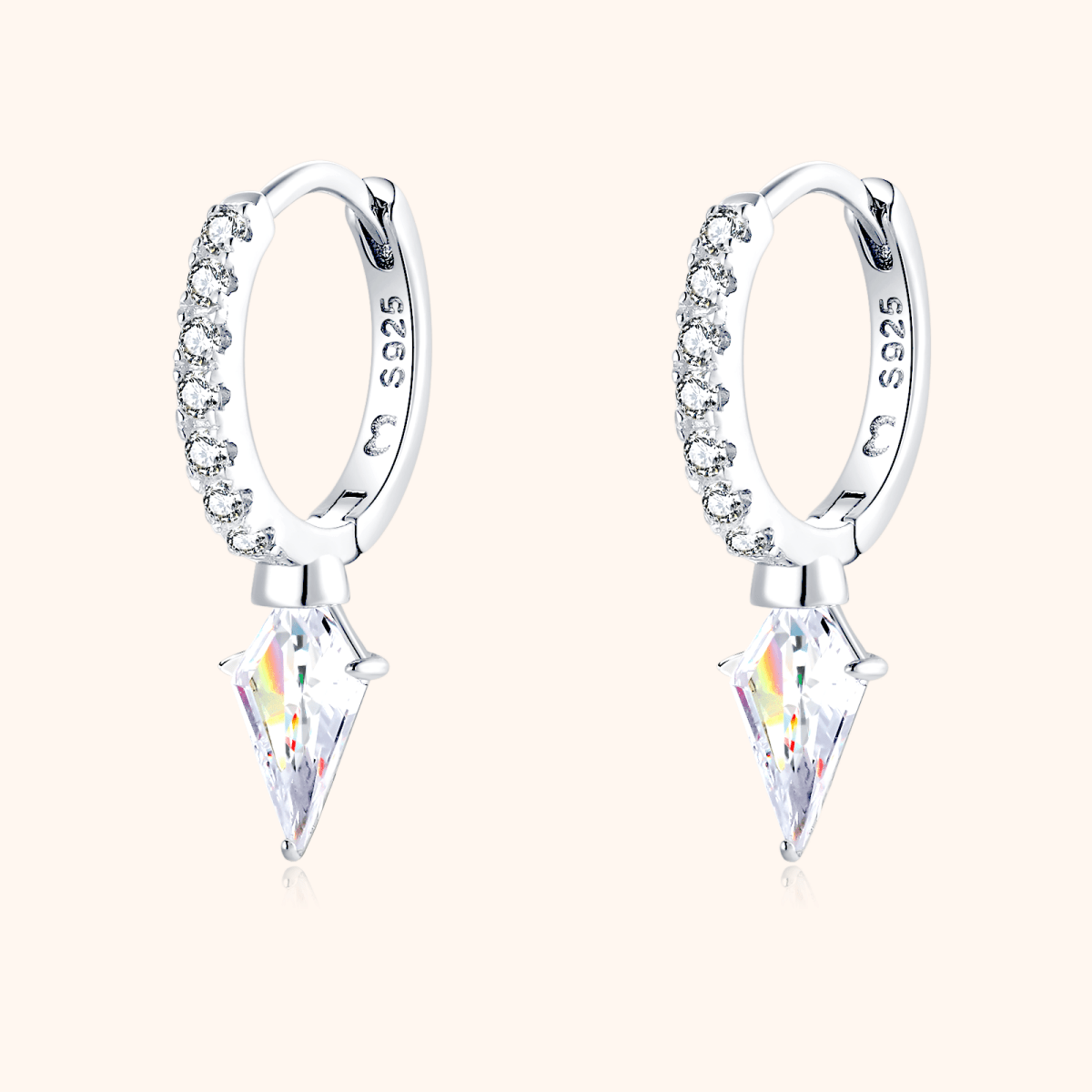 "Diamond" Earrings - Milas Jewels Shop