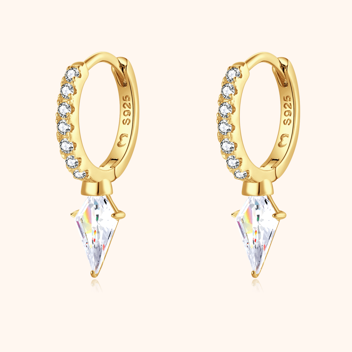 "Diamond" Earrings - Milas Jewels Shop