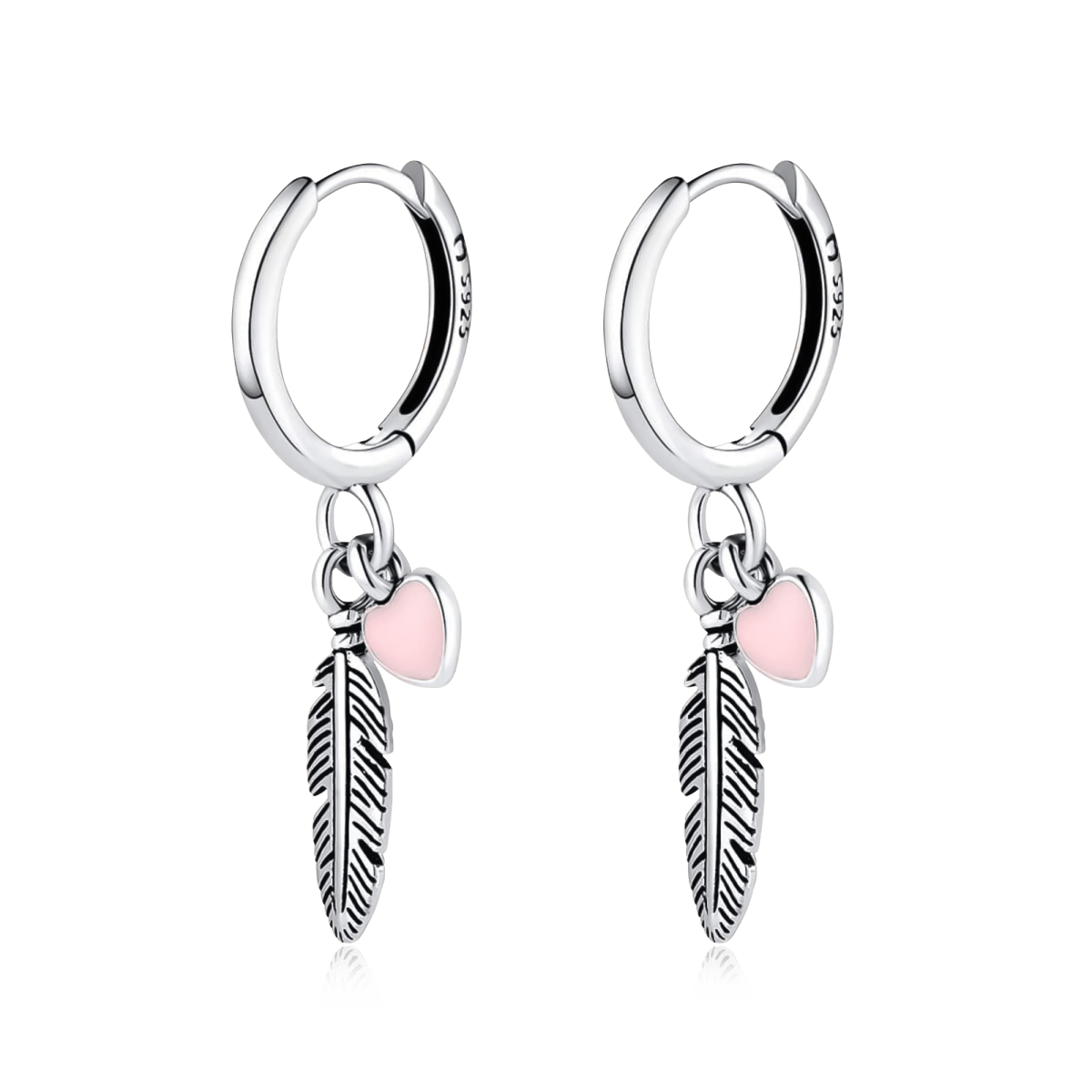 Feathers of Love Earrings - Milas Jewels Shop