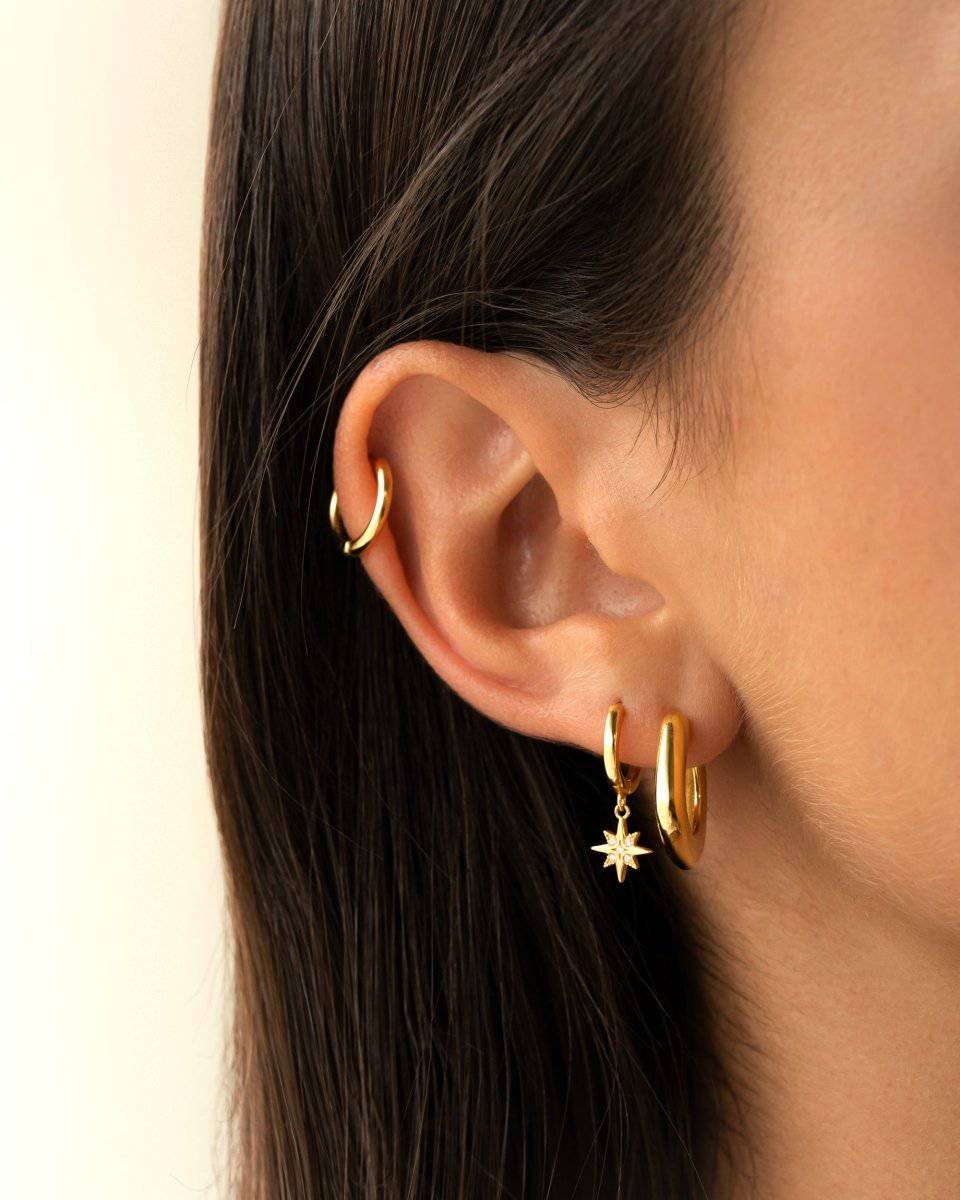 "Half Ring Lumina" Earrings - Milas Jewels Shop