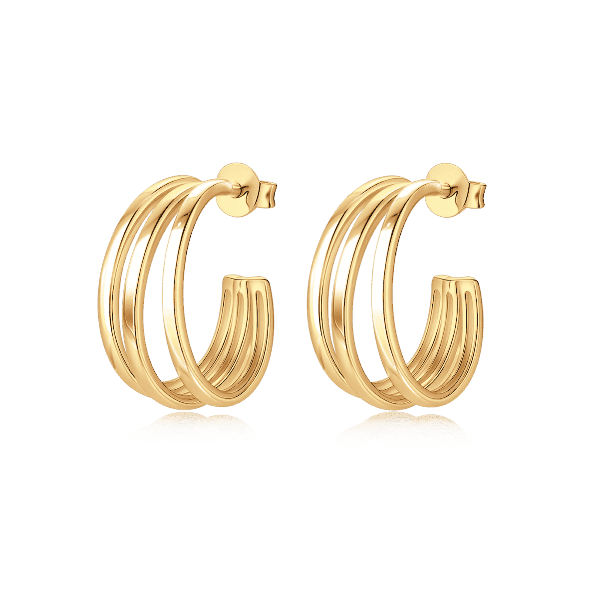Half Ring Sahara Earrings - Milas Jewels Shop