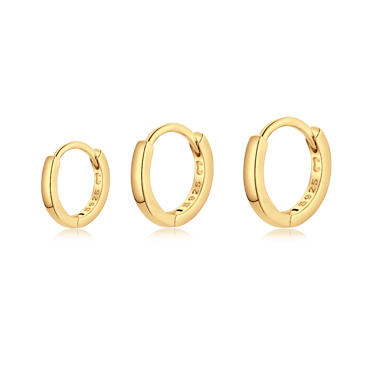 Hoops Trio Earrings - Milas Jewels Shop