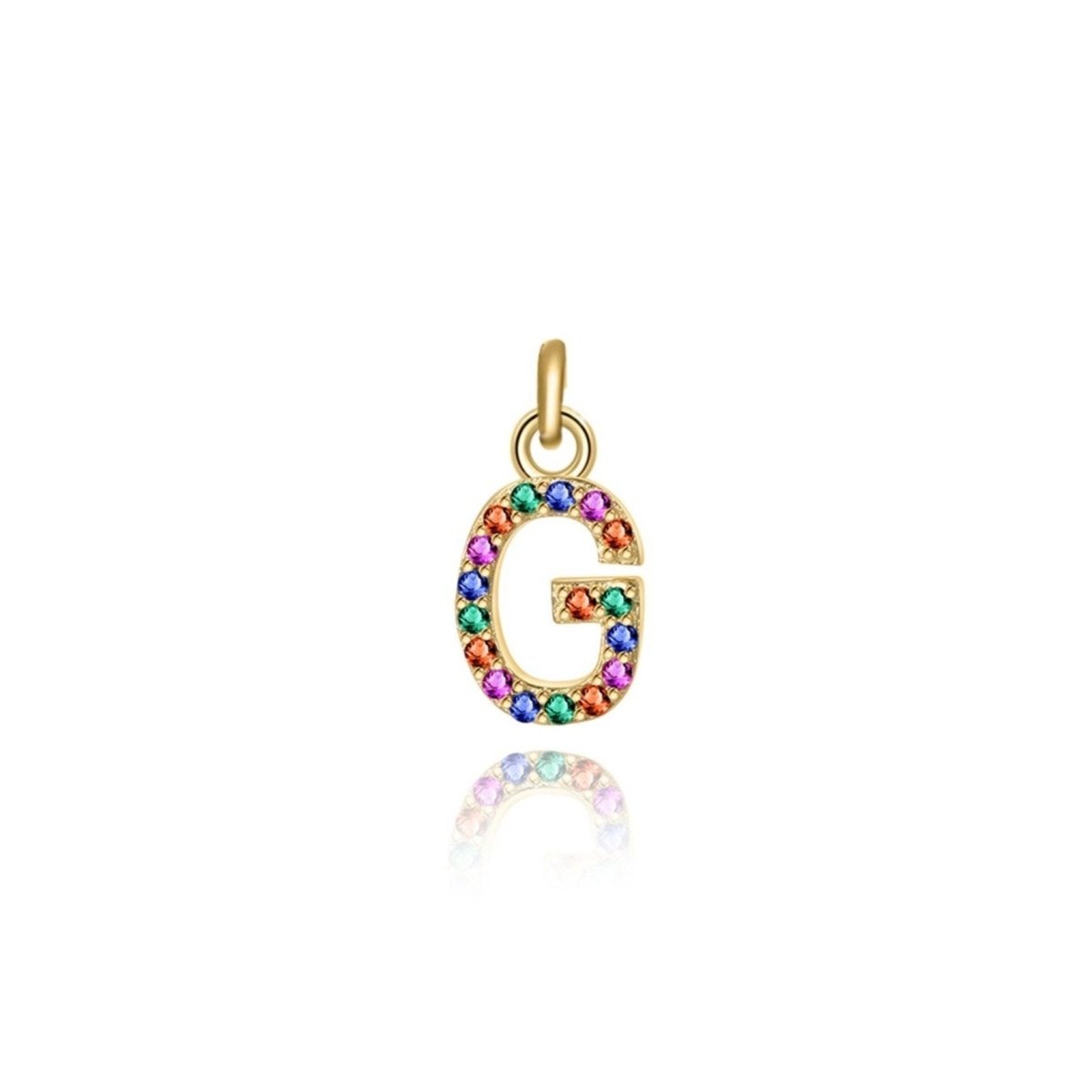 Initial Color Necklace - Milas Jewels Shop