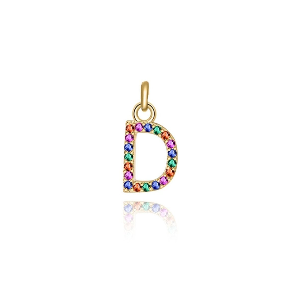 Initial Color Necklace - Milas Jewels Shop