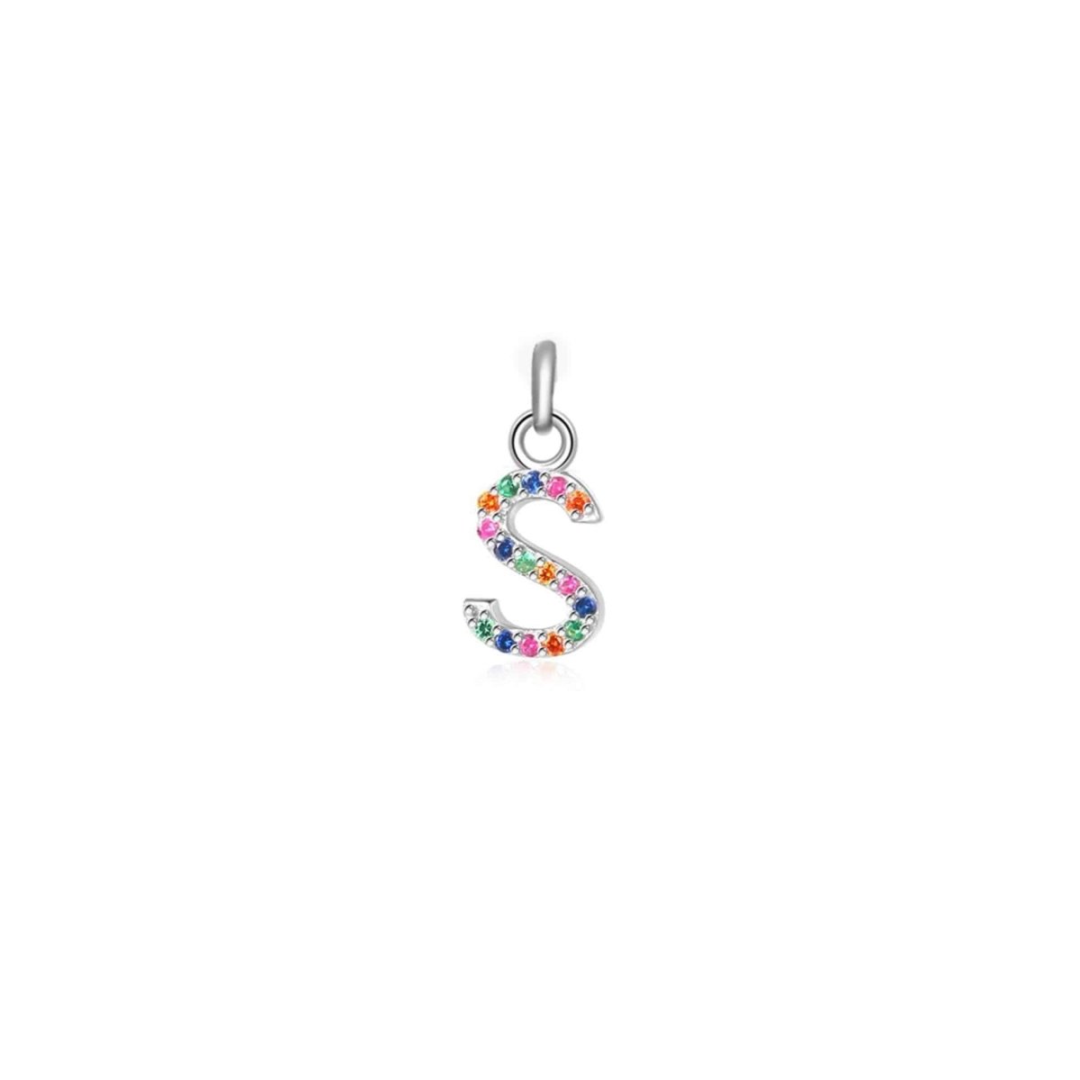 Initial Color Necklace - Milas Jewels Shop