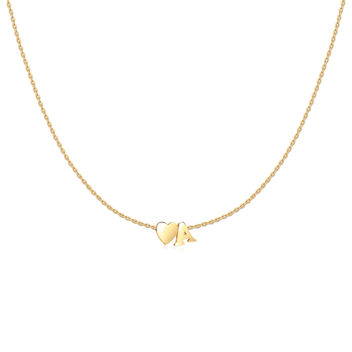 Letter Love Necklace - Milas Jewels Shop