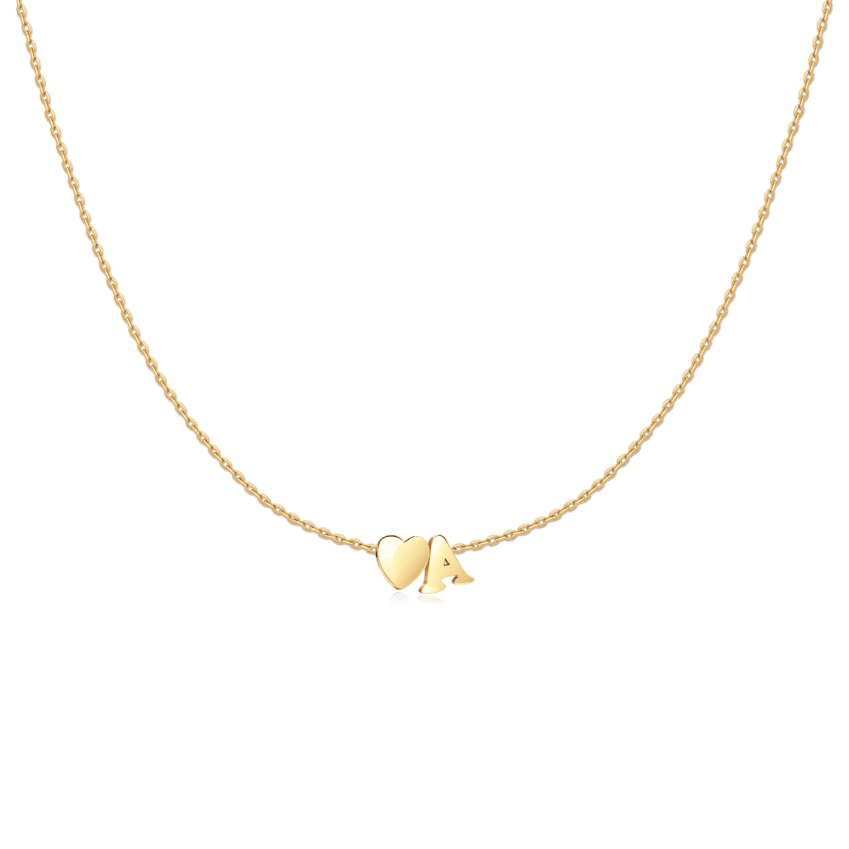 Letter Love Necklace - Milas Jewels Shop
