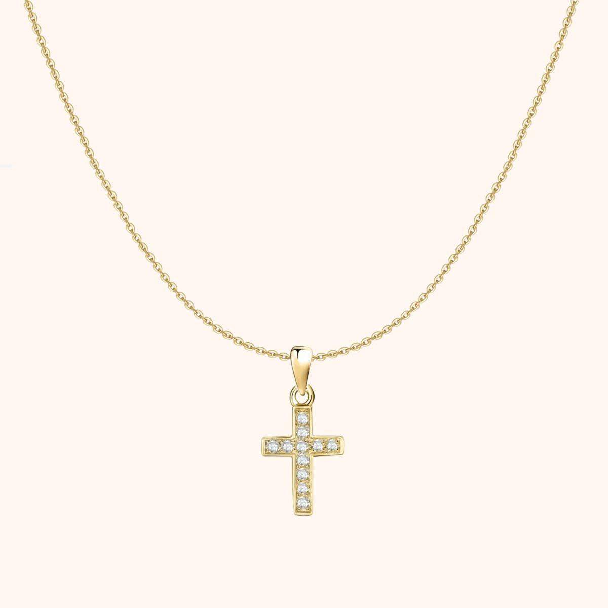 "Luminous Cross" Necklace - Milas Jewels Shop