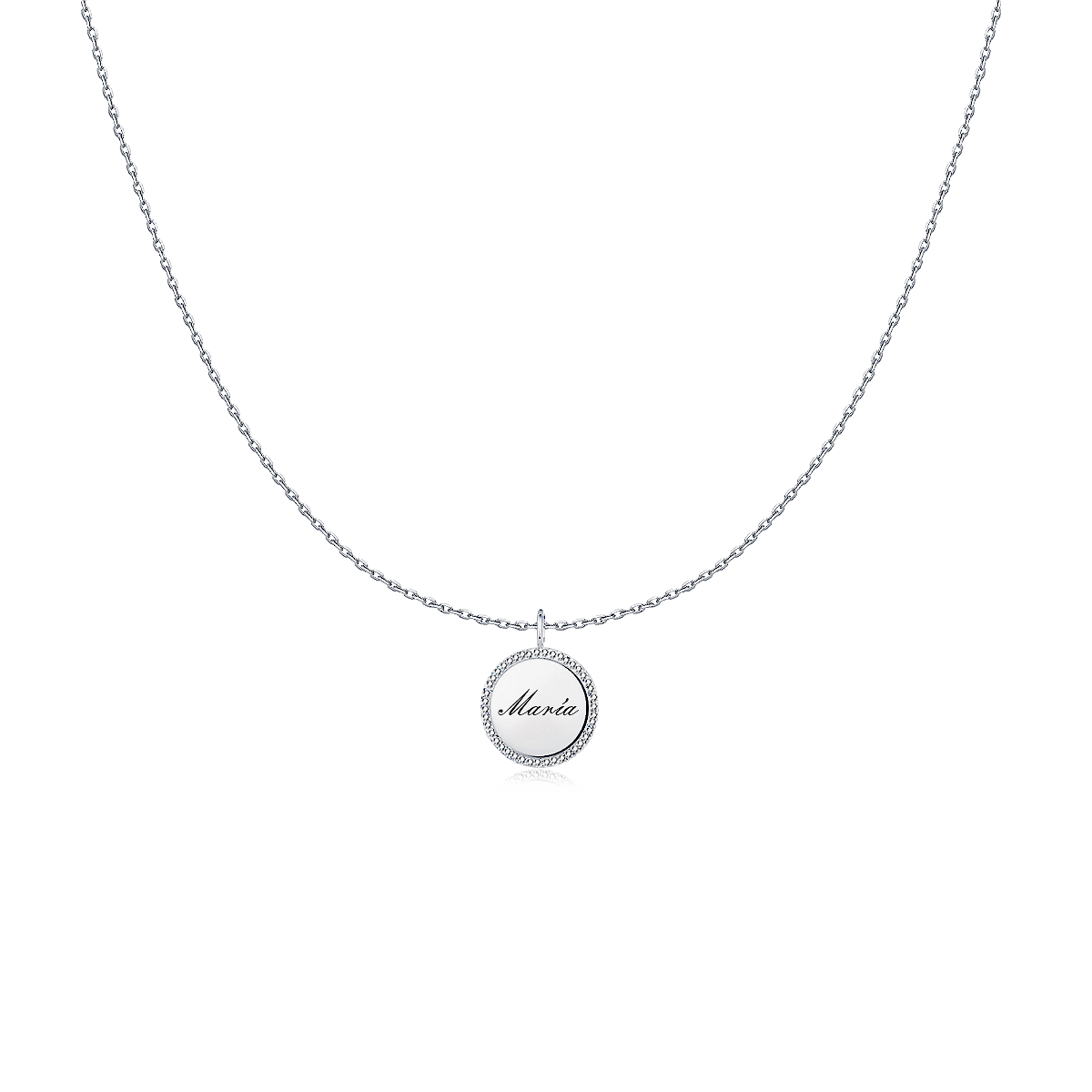 Medallion Necklace - Personalized - Milas Jewels Shop