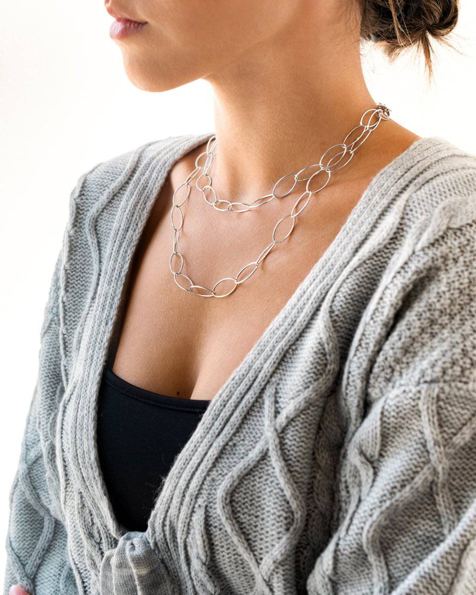 "Ovals" Necklace - Milas Jewels Shop