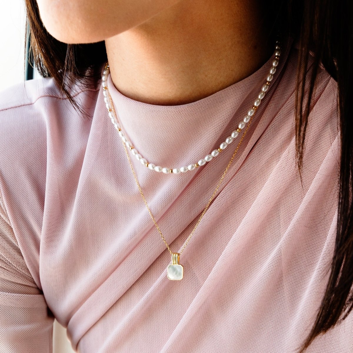 (Pack 2) Angular + Nuka Necklace - Milas Jewels Shop