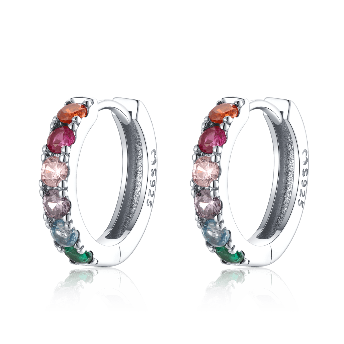 Chromatic Hoop Earrings