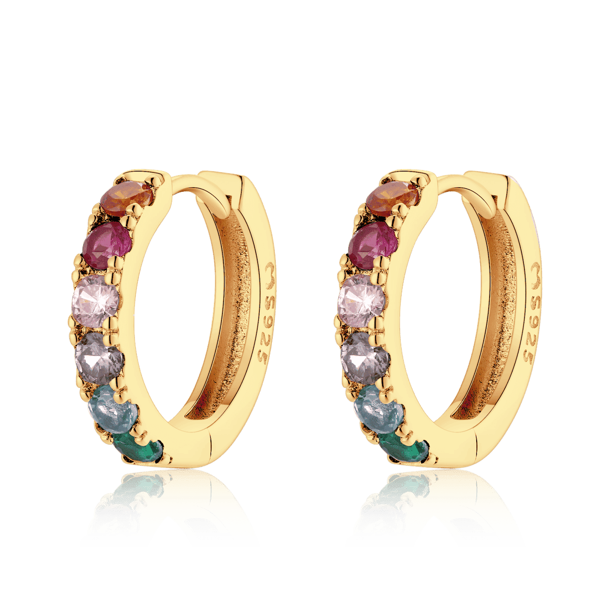 Chromatic Hoop Earrings