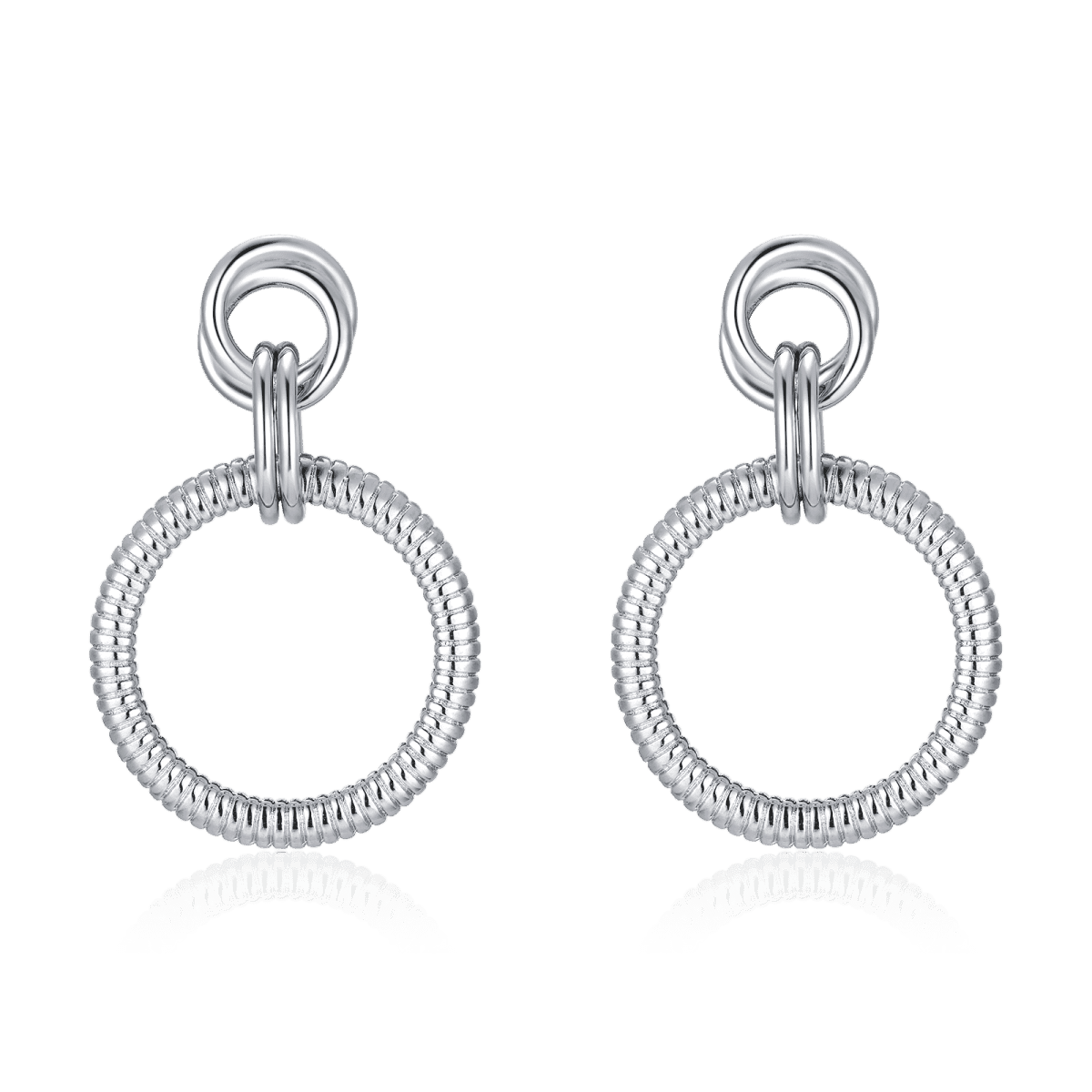 Textured Hoop Earrings