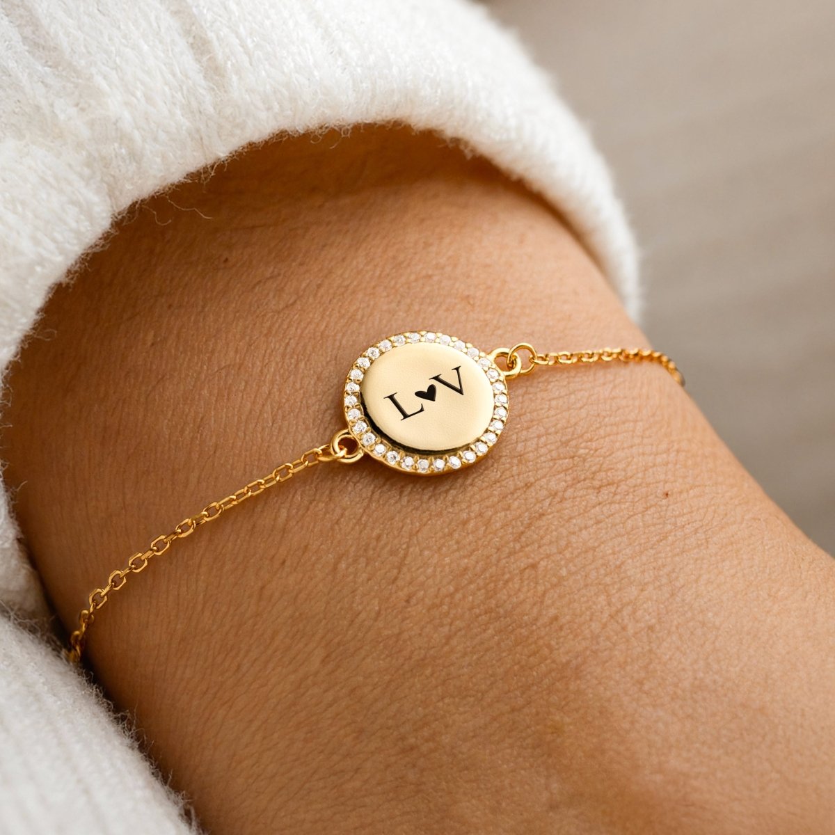 Crystalline Contour Bracelet - Personalized - Milas Jewels Shop