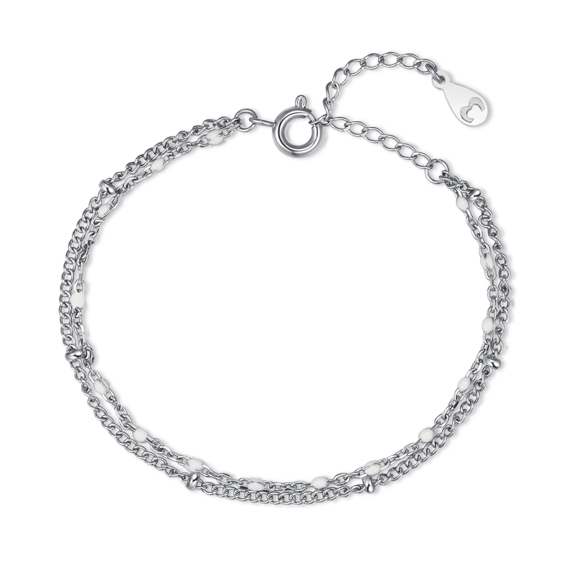 White Beads Bracelet