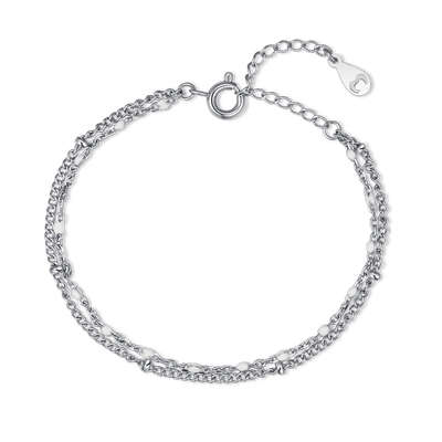 White Beads Bracelet