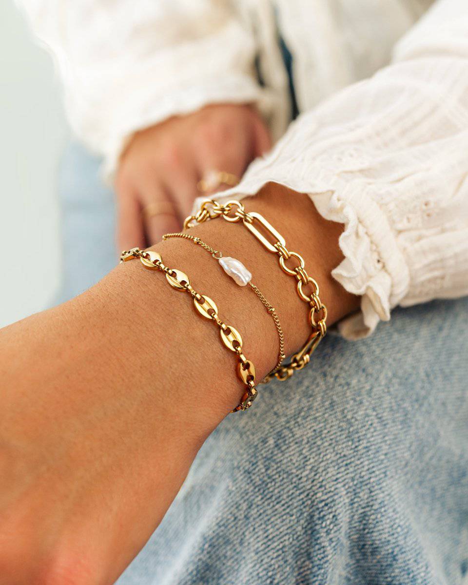 "Ringed Link" Bracelet - Milas Jewels Shop