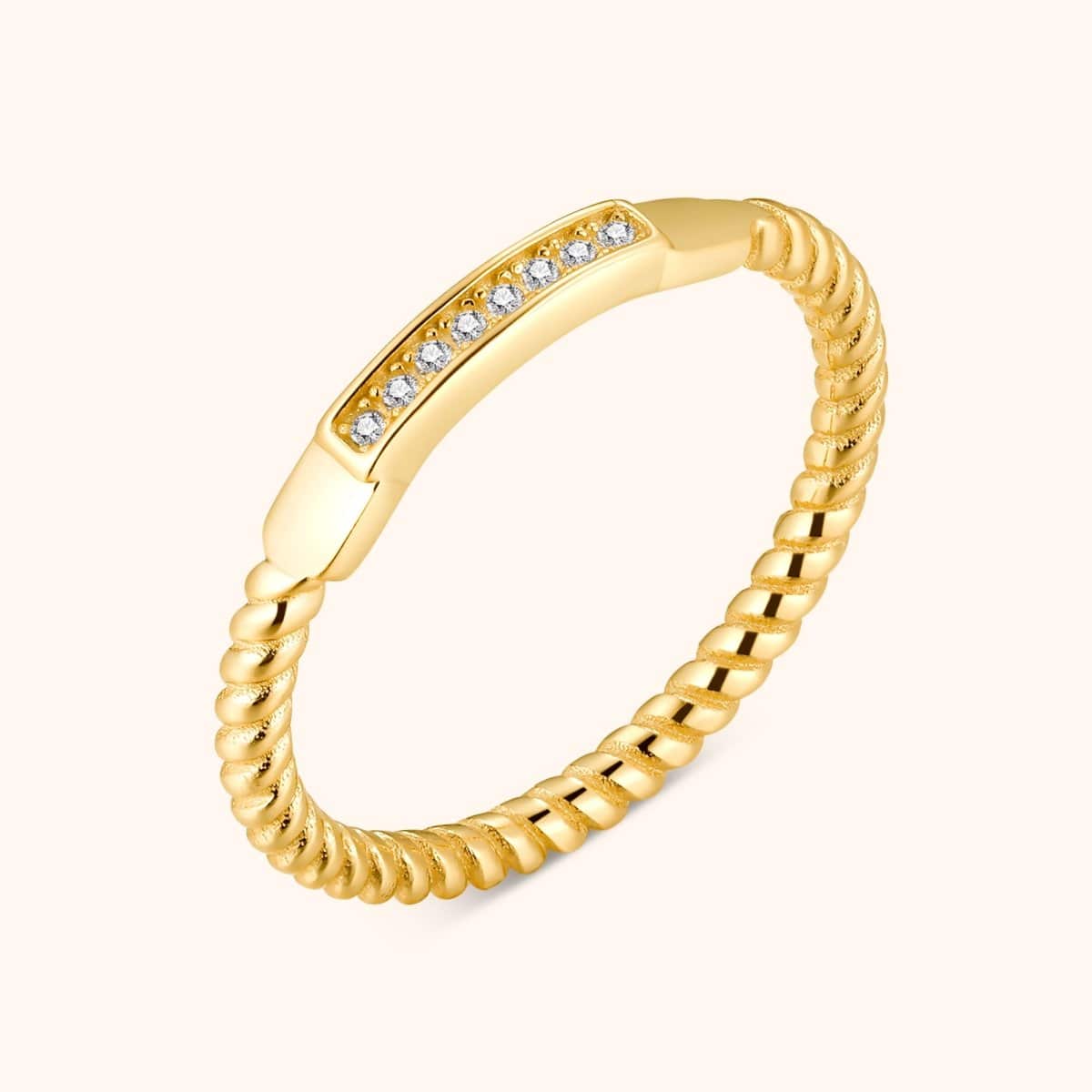 "Roping" Ring - Milas Jewels Shop