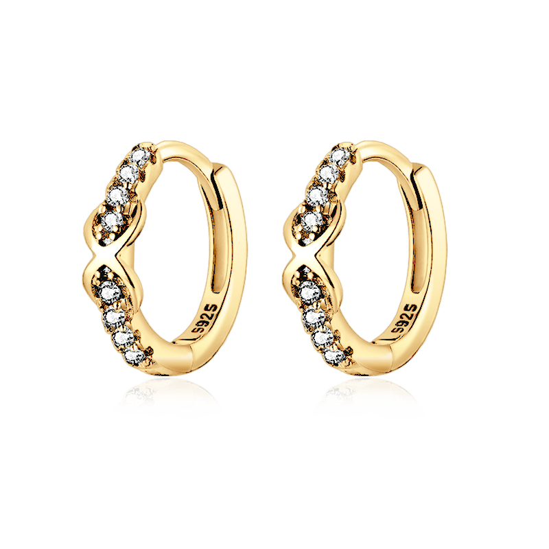 Shiny Infinities Earrings - Milas Jewels Shop