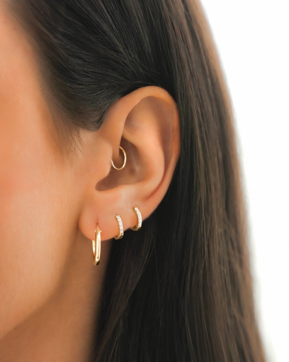 Silver Rounda Earrings - Milas Jewels Shop