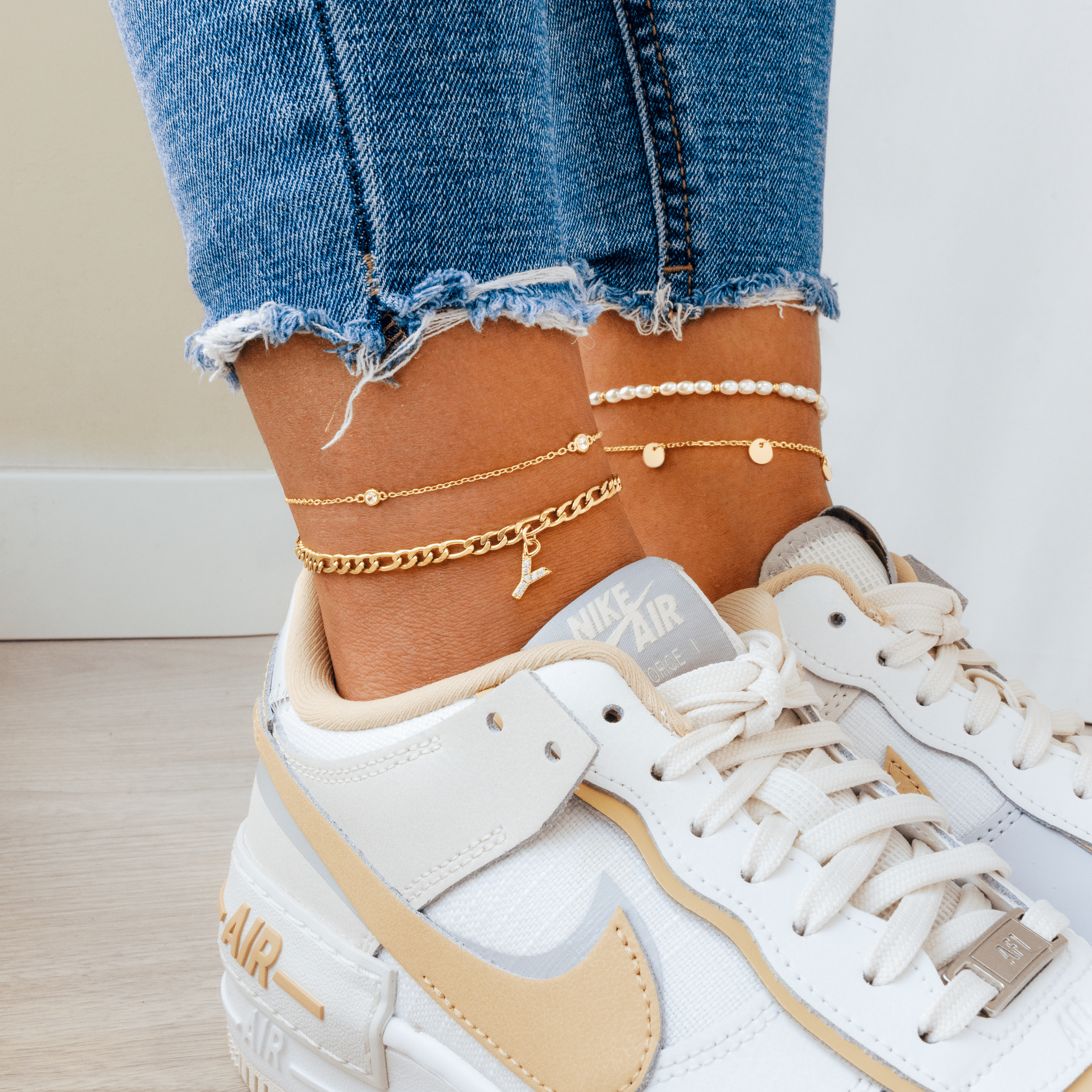 "Circles" Anklet - Milas Jewels Shop