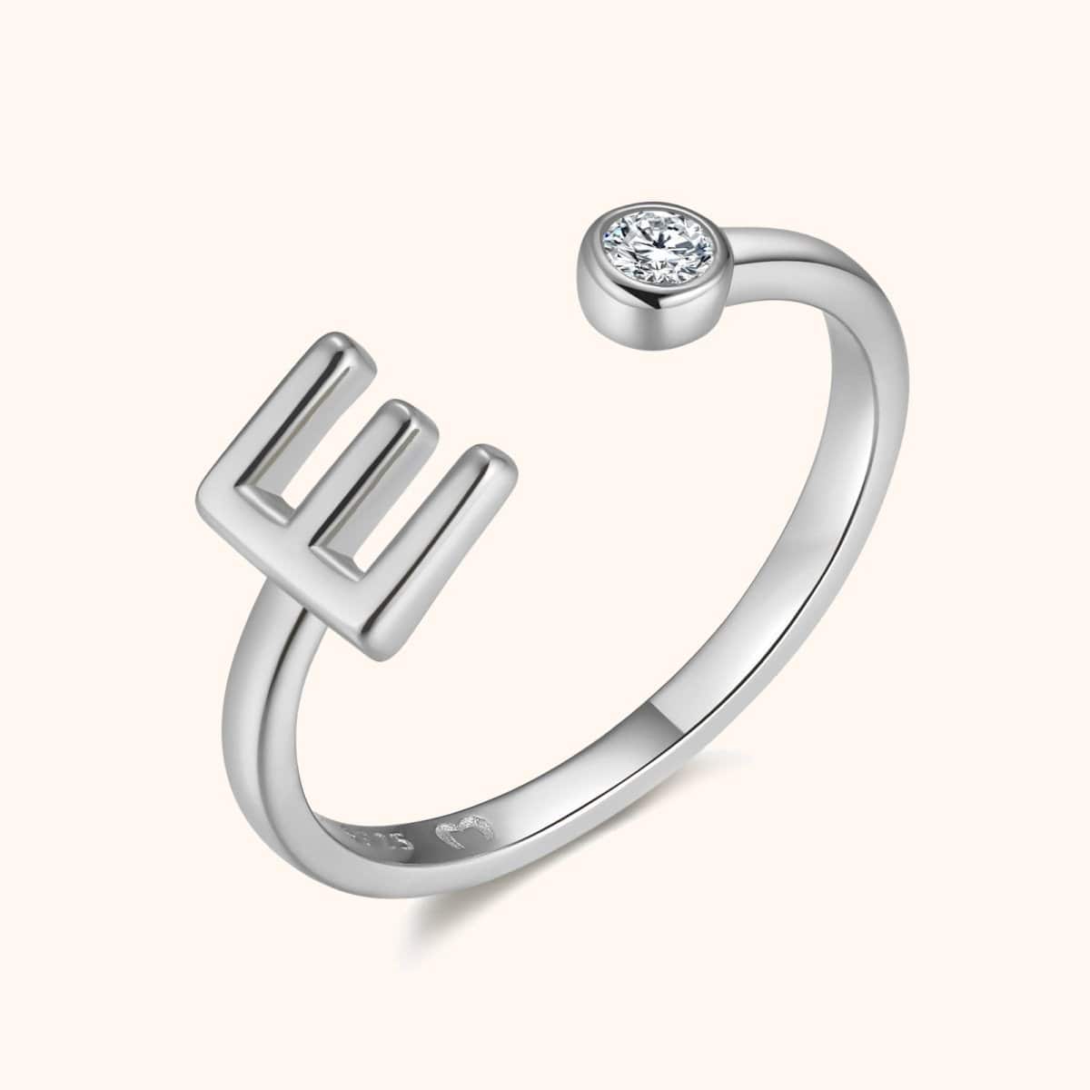 "Top Letter" Ring - Milas Jewels Shop