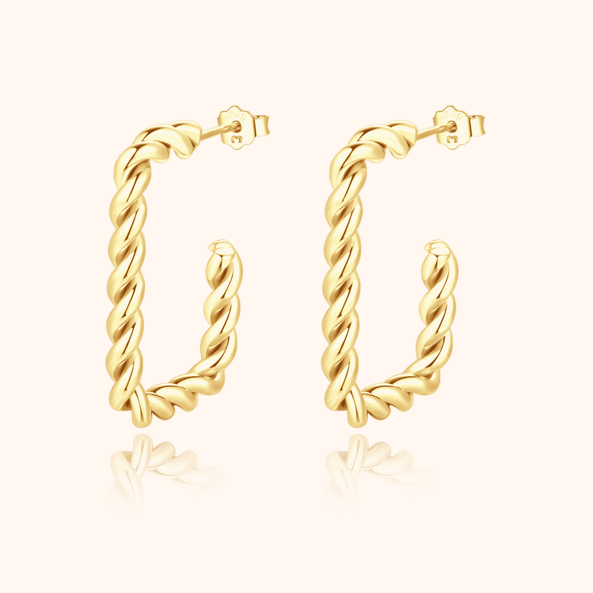 "Twisted Braid" Earrings - Milas Jewels Shop