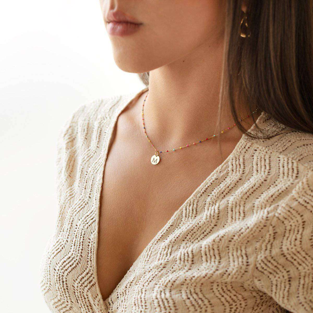 "ABC" Necklace - Milas Jewels Shop