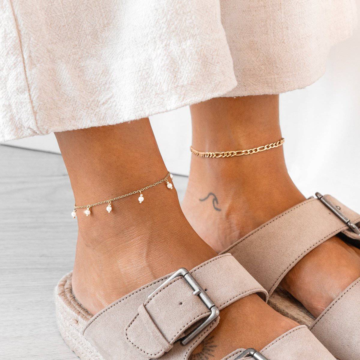 "Albar Pearl" Anklet - Milas Jewels Shop