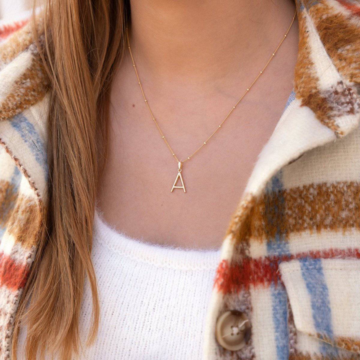 "Alphabetical" Necklace - Milas Jewels Shop