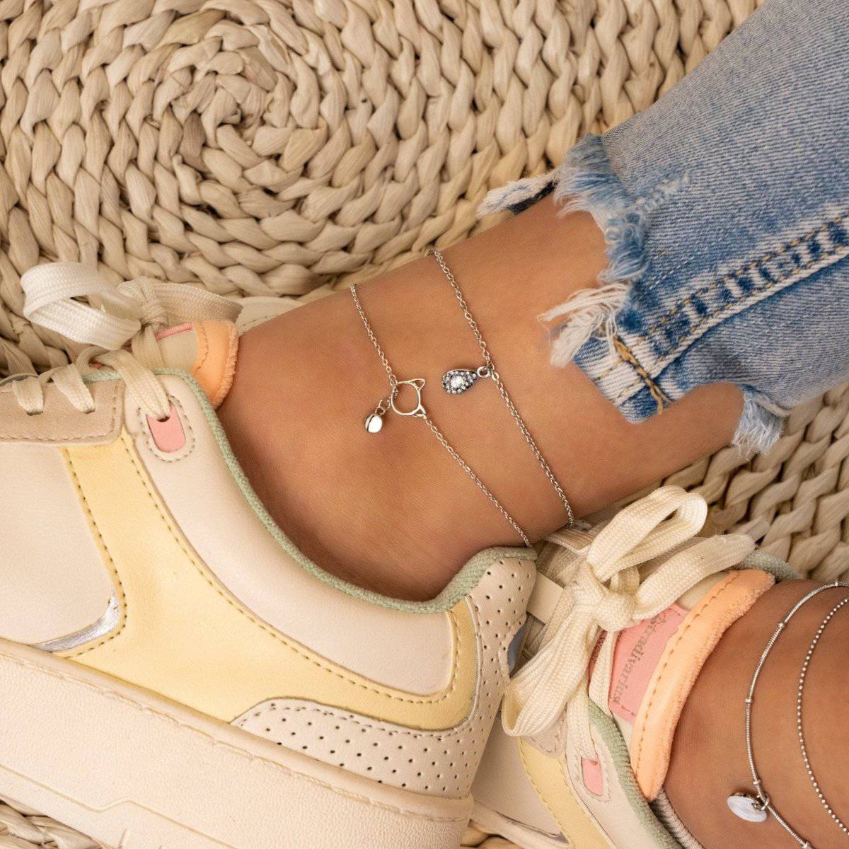 "Amulet" Anklet - Milas Jewels Shop