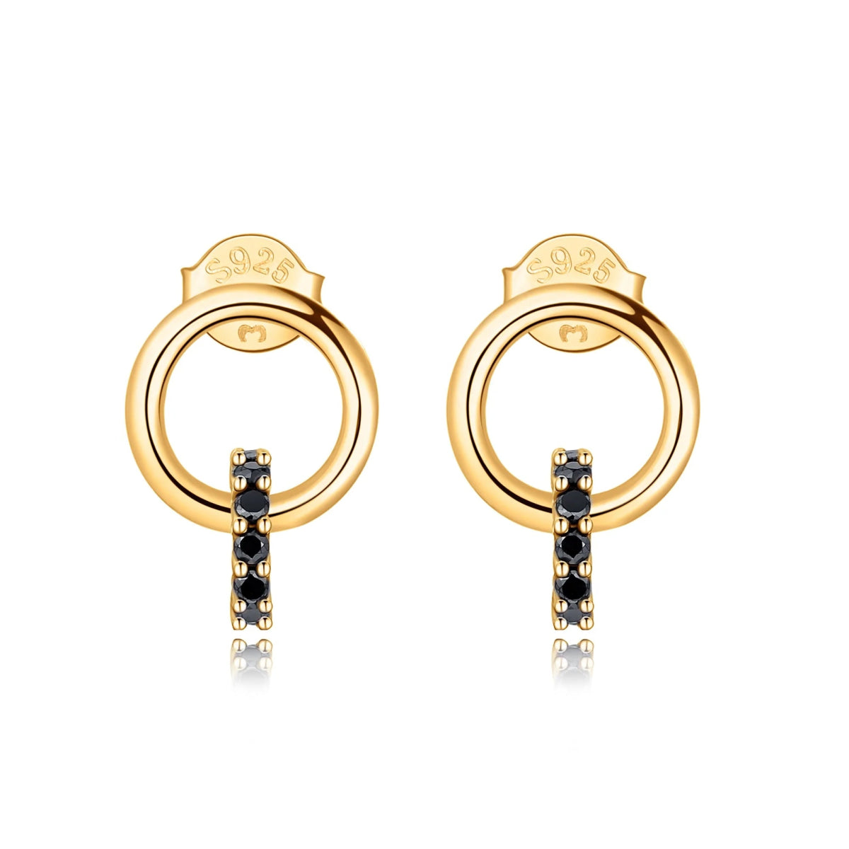 "Black Line" Earrings - Milas Jewels Shop