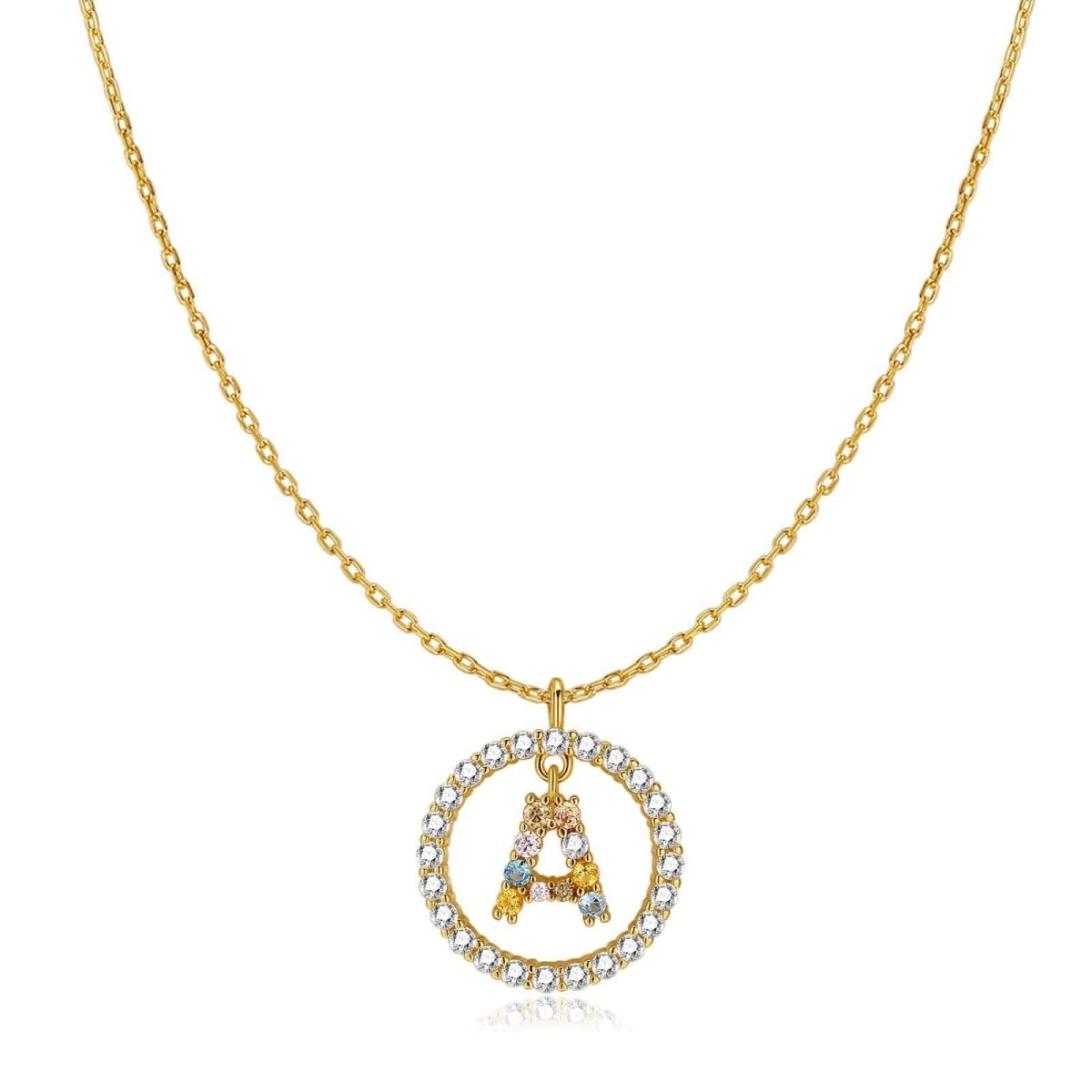 "Bright Initials" Necklace - Milas Jewels Shop
