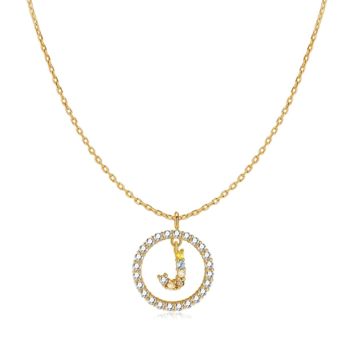 "Bright Initials" Necklace - Milas Jewels Shop